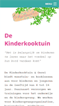 Mobile Screenshot of dekinderkooktuin.nl
